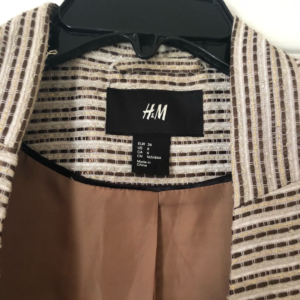 Gold Threaded Blazer - Picture 2 of 4